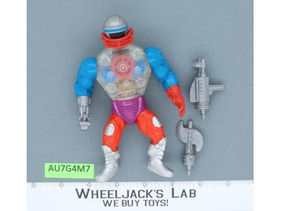 Roboto Complete He-Man Masters of the Universe MOTU 1985 Mattel Vintage MINTY