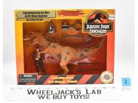 Tyrannosaurus Rex & Dino Hunter #2 Jurassic Park Dinosaurs 1999 Hasbro SEALED