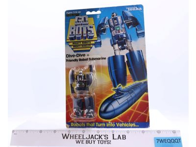 Dive Dive Friendly Robot Submarine Gobots 1984 Tonka Action Figure NEW SEALED