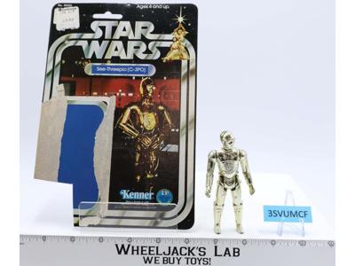 C-3PO 100% Complete 12 Back-B Star Wars 1977 Kenner Action Figure NO REPRO