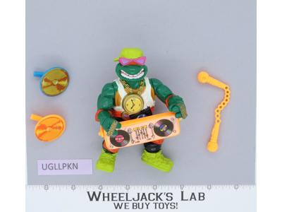 Rappin' Mike 100% Complete Teenage Mutant Ninja Turtle TMNT 1991 Playmates