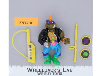 Punker Don 100% Complete Teenage Mutant Ninja Turtles TMNT Playmates 1991