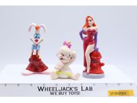 Lot of 3 Who Framed Roger Rabbit Vintage 5" Porcelain Figures