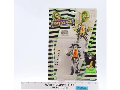 Showtime Beetlejuice W/ Rotten Rattler Beetlejuice 1989 Kenner Figure NEW SEALED