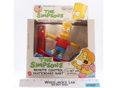 Remote Control Skateboard Bart The Simpsons 1990 Mattel Action Figure NEW SEALED