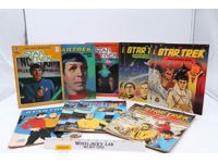 Lot of 12 Star Trek Coloring / Activity / Puzzle Books Vintage