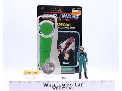 A-Wing Pilot Complete 92 Back Star Wars POTF Last 17 1985 Kenner Figure NO REPRO