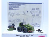 Weapons Transport 100% Complete GI Joe 1985 Hasbro Vintage Action Figure Vehicle