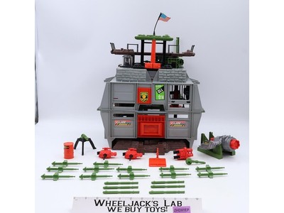 Headquarters WORKS 100% Complete GI Joe 1992 Hasbro Action Figure Playset