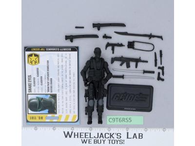 Snake Eyes v54 G.I. Joe Pursuit of Cobra 2010 Hasbro Action Figure