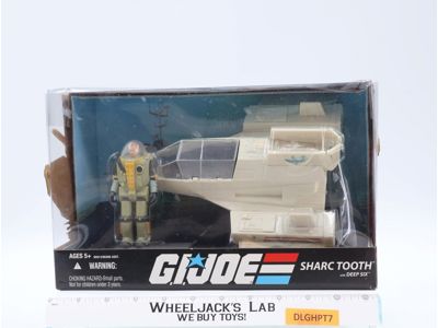 Sharc Tooth W/ Deep Six GI Joe 2004 Hasbro Vehicle Action Figure NEW MISB SEALED