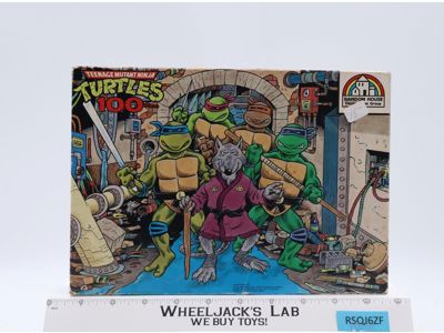 Splinter Teenage Mutant Ninja Turtles 1987 Rose Art 100 Piece Jigsaw Puzzle