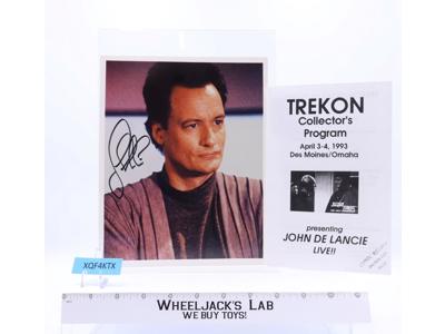 Q Star Trek Deep Space 9 John de Lancie AUTOGRAPHED 8x10 Picture