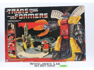 Omega Supreme Complete W/Box 1985 G1 Transformers Hasbro Action Figure
