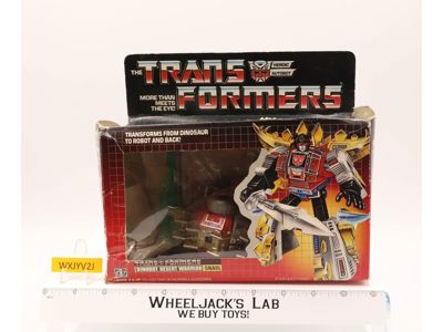 Snarl W/Box 100% Complete 1985 Vintage UNUSED STICKERS G1 Transformers Figure