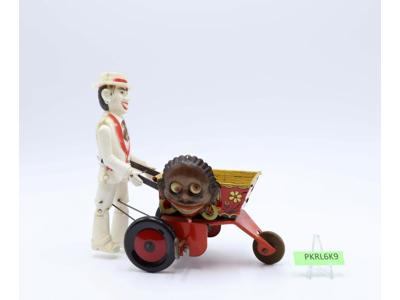 Sam the Gardener Vintage 1940s/50s Wind Up Tin Litho Toy Marx