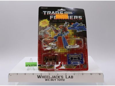 Grandslam & Raindance 100% Complete W/CARDBACK & BUBBLE G1 Transformers Figure