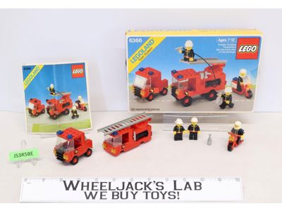#6366 Fire & Rescue Squad Legoland 1984 Town System