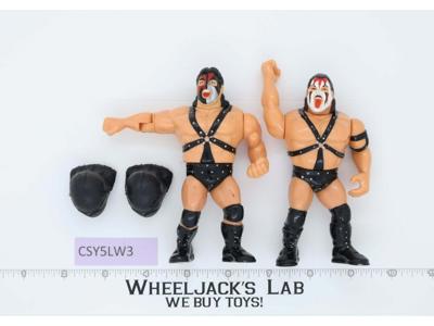 Smash & Crush W/Helmets1990 WWF Wrestling Hasbro Action Figures Vintage