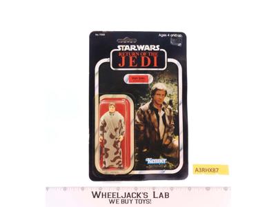 Han Solo Trench Coat 77-A Back Star Wars ROTJ 1983 Kenner Action Figure NEW MOSC