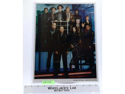 Cast of Babylon 5 Stephen Furst / Claudia Christian AUTOGRAPHED 14x11 Picture