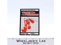 Siren Action Figure Instruction Booklet Manual 1988 Vintage G1 Transformers
