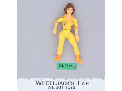 April O'Neil Teenage Mutant Ninja Turtles TMNT 1988 Playmates Blue Stripe Type