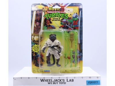 Splinter Movie III Teenage Mutant Ninja Turtles TMNT 1992 Playmates NEW SEALED