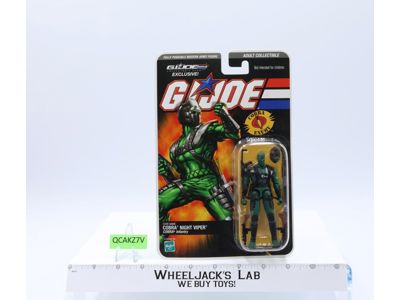 Cobra Night Viper GI Joe Comic Series 2008 Hasbro Action Figure NEW MOSC SEALED