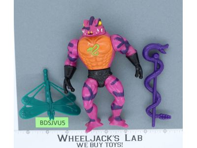 Tung Lashor 100% Complete He-Man Masters of the Universe MOTU 1983 Mattel Figure