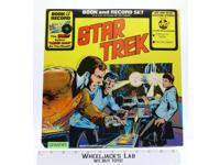 Star Trek Book & Record Set 1979 Peter Pan Vinyl Record Power Records