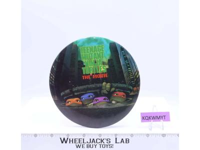Teenage Mutant Ninja Turtles The Movie 6 inch Pinback Badge 1990 Mirage Studios