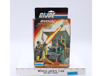 Bivouac Battle Station 100% Complete W/Box GI Joe 1984 Action Figure Hasbro