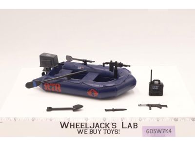 Cobra Night Landing Raft 100% Complete G.I. Joe 1985 Hasbro Vintage Vehicle