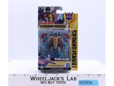 Starscream Wing Slice Transformers Cyberverse 2017 Hasbro Figure NEW SEALED