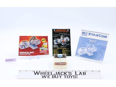 Medical Bay Action Pod 100% Complete Starcom 1987 Coleco Action Figure Playset