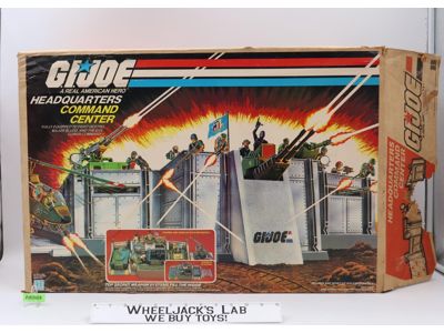 Headquarters Command Center 100% Complete UNBROKEN GI Joe 1983 Hasbro