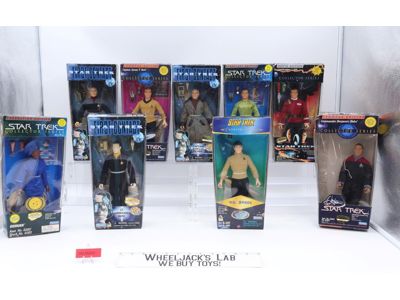 Lot of 9 Star Trek 1990's Playmates 12" Action Figures NEW SEALED