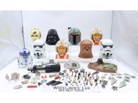 Large Lot of Star Wars Micro Machines 1990s Galoob Action Figures + Accessories