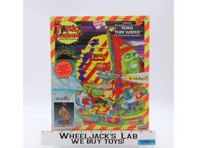 Toxic Turf Surfer Toxic Crusaders 1991 Playmates Figure Vehicle NEW MIB