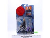 Professor X W/Wheelchair & Cerebro Helmet X-Men The Movie 2000 Toy Biz NEW MOSC