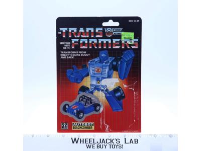 Beachcomber Cardback 1985 Vintage Hasbro G1 Transformers Action Figure