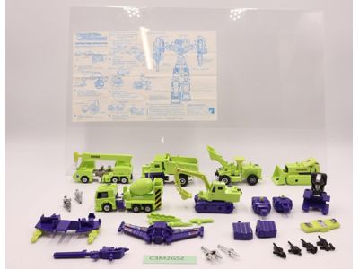Devastator 100% Complete Vintage 1985 G1 Transformers Hasbro Action Figure