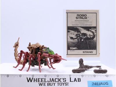 Stang 100% Complete Robo Strux 1985 Tomy Motorized Action Figure