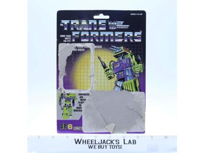 Mixmaster Devastator Cardback Vintage 1985 G1 Transformers Action Figure