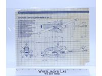 Assault Copter (Dragonfly XH-1) 1983 ORIGINAL Instructions Blueprints G.I. Joe
