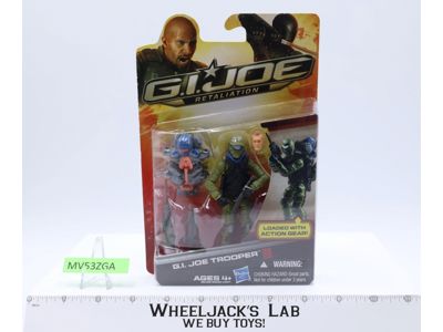 GI Joe Trooper G.I. Joe Retaliation 2011 Hasbro NEW MOSC Action Figure Gear