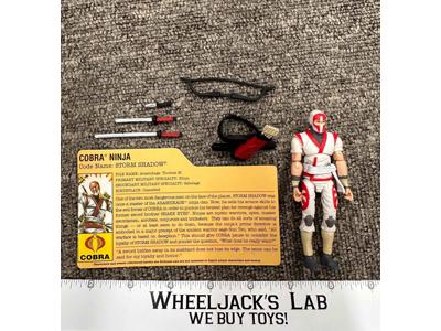Storm Shadow V23 100% Complete 25th Anniversary G.I. Joe 2008 Hasbro Figure