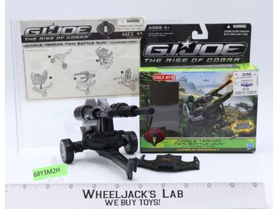 Jungle Terror Twin Battle Gun W/ Range-Viper 100% Complete G.I. Joe 2010 Hasbro