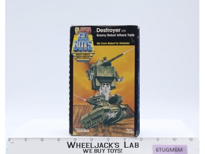 Destroyer 100% Complete W/ Box Super Gobots 1985 Tonka Vintage Action Figure